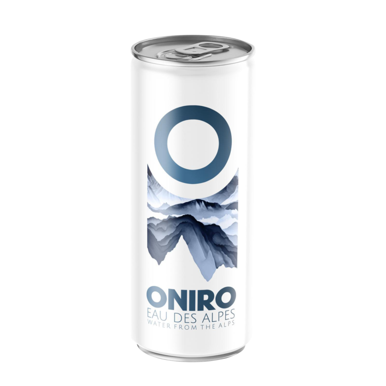 canette 1- eau de source des Alpes - oniro